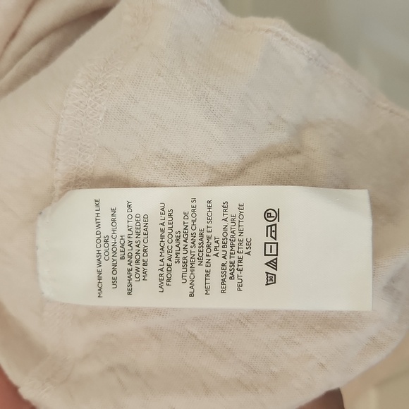 Pilcro Anthropologie Cream and Blue Floral Blouse Linen Cotton Blend Large - Picture 6 of 10